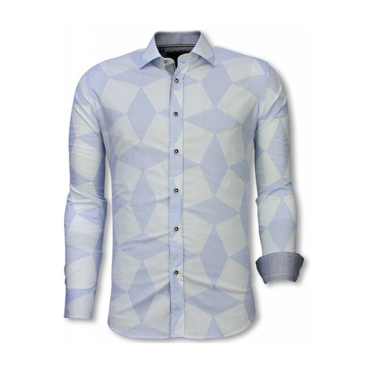 tekstylia Męskie Koszule z długim rękawem Tony Backer 68681927 Niebieski