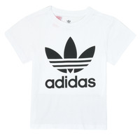 tekstylia Dziecko T-shirty z krótkim rękawem adidas Originals TREFOIL TEE Biały