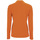 tekstylia Damskie Koszulki polo z długim rękawem Sols PERFECT LSL COLORS WOMEN Pomarańczowy