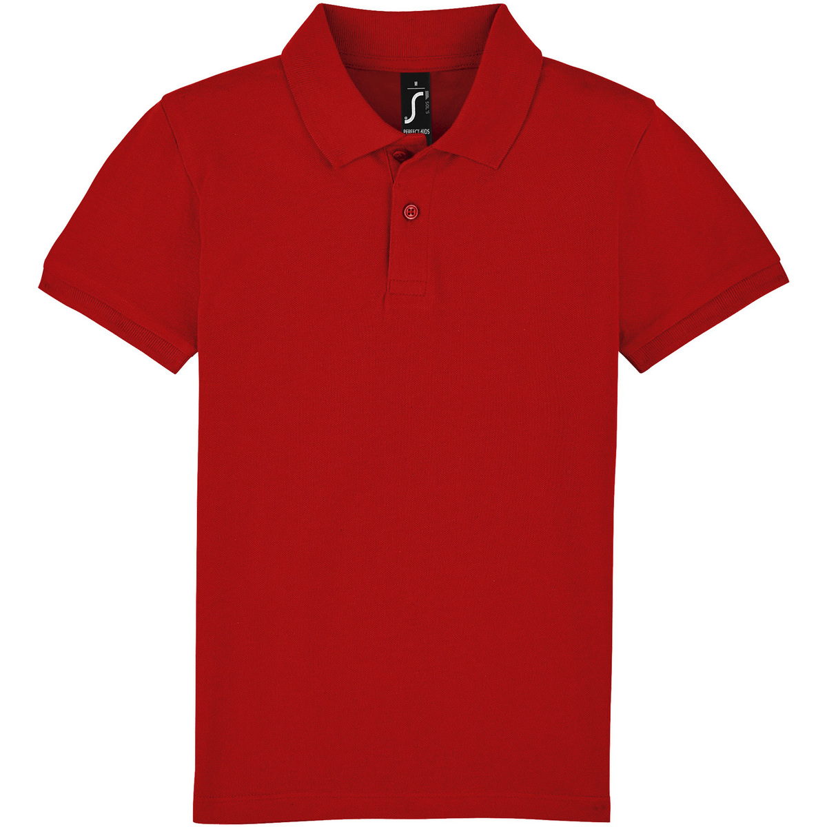 tekstylia Dziecko Koszulki polo z krótkim rękawem Sols PERFECT KIDS COLORS Czerwony