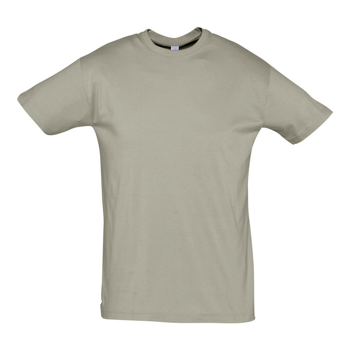 tekstylia T-shirty z krótkim rękawem Sols REGENT COLORS MEN Kaki