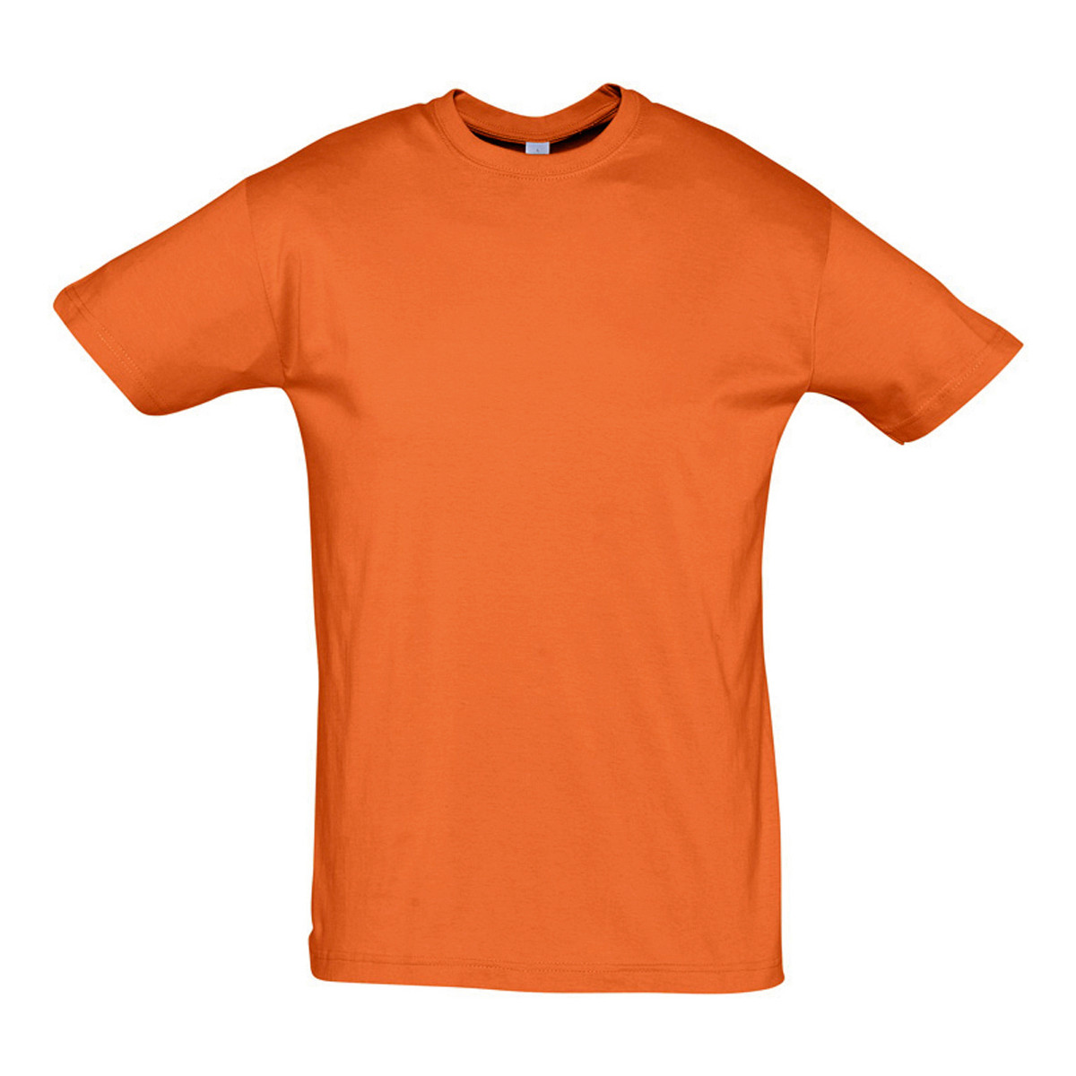 tekstylia T-shirty z krótkim rękawem Sols REGENT COLORS MEN Pomarańczowy