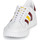 Buty Trampki niskie adidas Originals TEAM COURT Biały / Bordeaux / Żółty