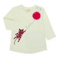 tekstylia Dziewczynka T-shirty z długim rękawem Catimini CR10063-11 Różowy