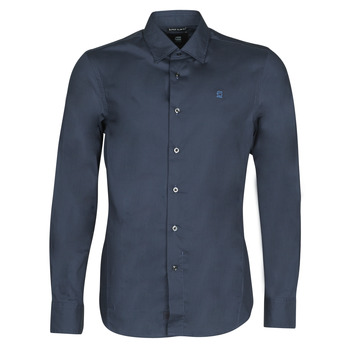 tekstylia Męskie Koszule z długim rękawem G-Star Raw DRESSED SUPER SLIM SHIRT LS Niebieski