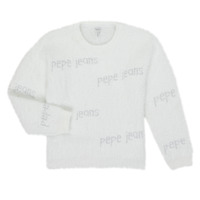 tekstylia Dziewczynka Swetry Pepe jeans AUDREY Biały