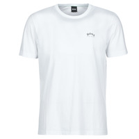 tekstylia Męskie T-shirty z krótkim rękawem BOSS TEE CURVED Biały