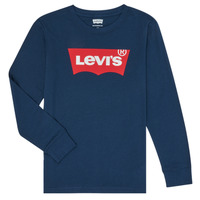 tekstylia Chłopiec T-shirty z długim rękawem Levi's BATWING TEE LS Niebieski