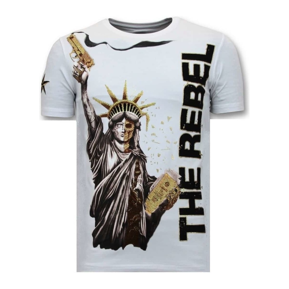 tekstylia Męskie T-shirty z krótkim rękawem Local Fanatic 107513124 Biały