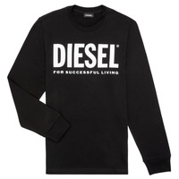 tekstylia Dziecko T-shirty z długim rękawem Diesel TJUSTLOGO ML Czarny