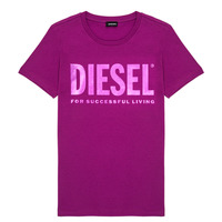 tekstylia Dziewczynka T-shirty z krótkim rękawem Diesel TSILYWX Różowy