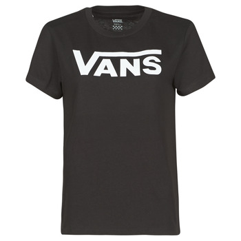 tekstylia Damskie T-shirty z krótkim rękawem Vans FLYING V CREW TEE Czarny