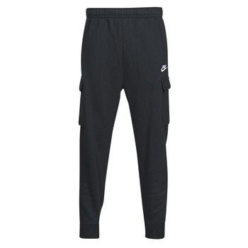 tekstylia Męskie Spodnie dresowe Nike M NSW CLUB PANT CARGO BB Czarny / Biały