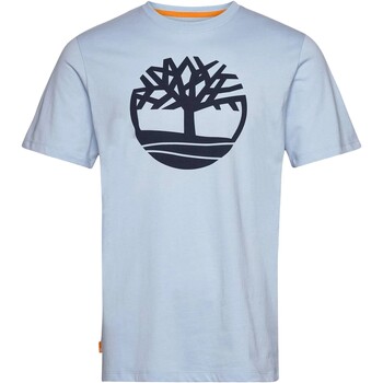 tekstylia Męskie T-shirty z krótkim rękawem Timberland 230218 Niebieski
