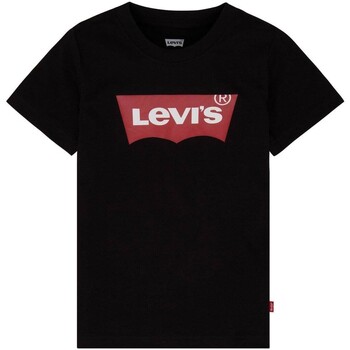 tekstylia Dziewczynka T-shirty z krótkim rękawem Levi's 151249 Czarny
