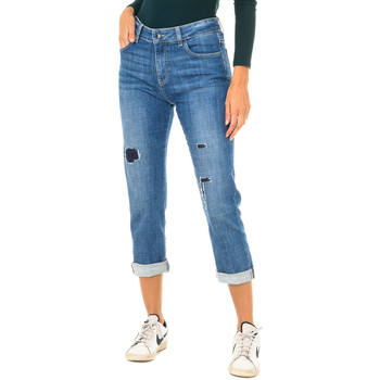 tekstylia Damskie Spodnie Armani jeans 3Y5J10-5D1HZ-1500 Niebieski