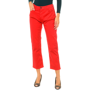 tekstylia Damskie Spodnie Armani jeans 3Y5J10-5N18Z-1468 Czerwony
