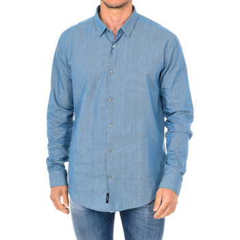tekstylia Męskie Koszule z długim rękawem Armani jeans 3Y6C09-6NDZZ-0500 Niebieski