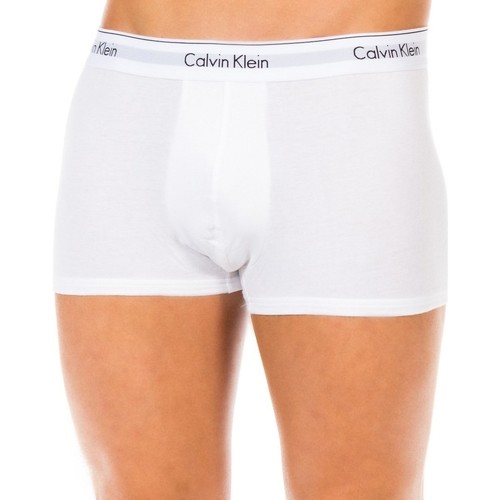 Bielizna Męskie Bokserki Calvin Klein Jeans NB1086A-100 Biały