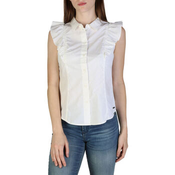 tekstylia Damskie Koszule EAX - 3zyc08ynp9z Biały