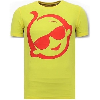 tekstylia Męskie T-shirty z krótkim rękawem Local Fanatic 112310544 Żółty