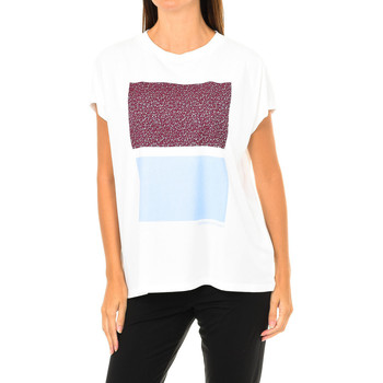 tekstylia Damskie T-shirty z krótkim rękawem Calvin Klein Jeans J20J208605-901 Biały