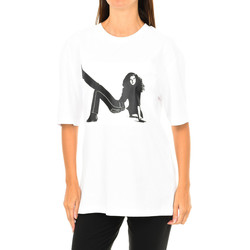 tekstylia Damskie T-shirty z długim rękawem Calvin Klein Jeans J20J209272-112 Biały
