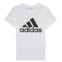tekstylia Chłopiec T-shirty z krótkim rękawem Adidas Sportswear B BL T Biały