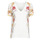 tekstylia Damskie T-shirty z krótkim rękawem Desigual PRAGA Biały
