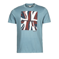 tekstylia Męskie T-shirty z krótkim rękawem Ben Sherman HALF TONE FLEG TEE Niebieski