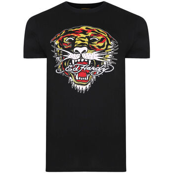 tekstylia Męskie T-shirty z krótkim rękawem Ed Hardy - Mt-tiger t-shirt Czarny
