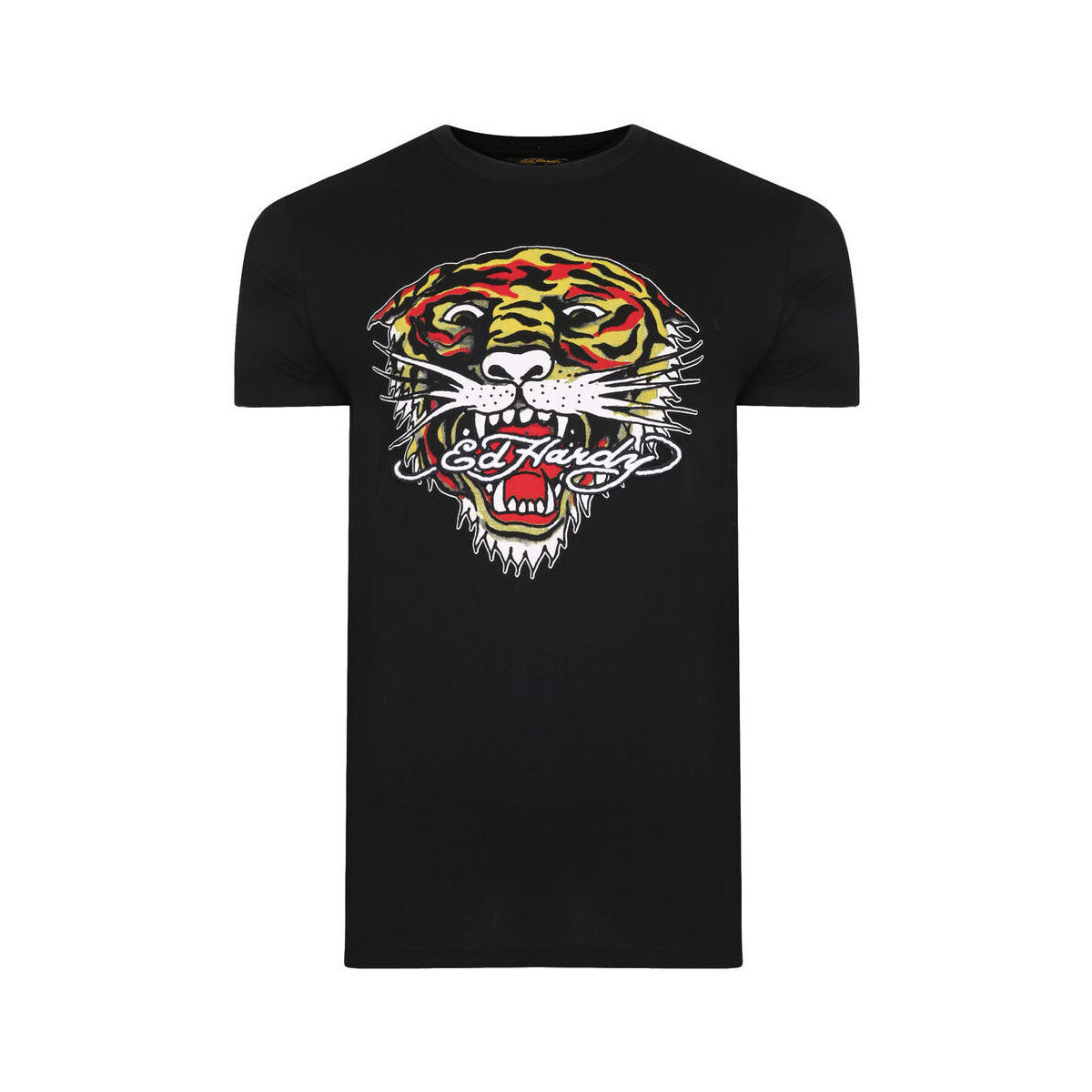tekstylia Męskie T-shirty z krótkim rękawem Ed Hardy Mt-tiger t-shirt Czarny