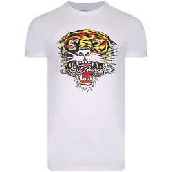 tekstylia Męskie T-shirty z krótkim rękawem Ed Hardy - Mt-tiger t-shirt Biały