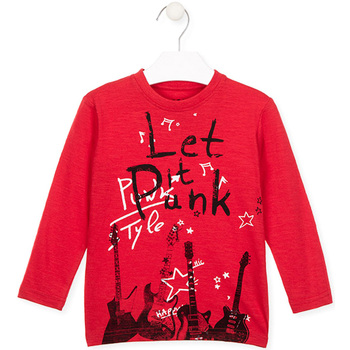 tekstylia Dziecko T-shirty z długim rękawem Losan 025-1001AL Czerwony