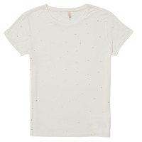 tekstylia Dziewczynka T-shirty z krótkim rękawem Only KONMOULINS Biały
