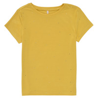 tekstylia Dziewczynka T-shirty z krótkim rękawem Only KONMOULINS Żółty