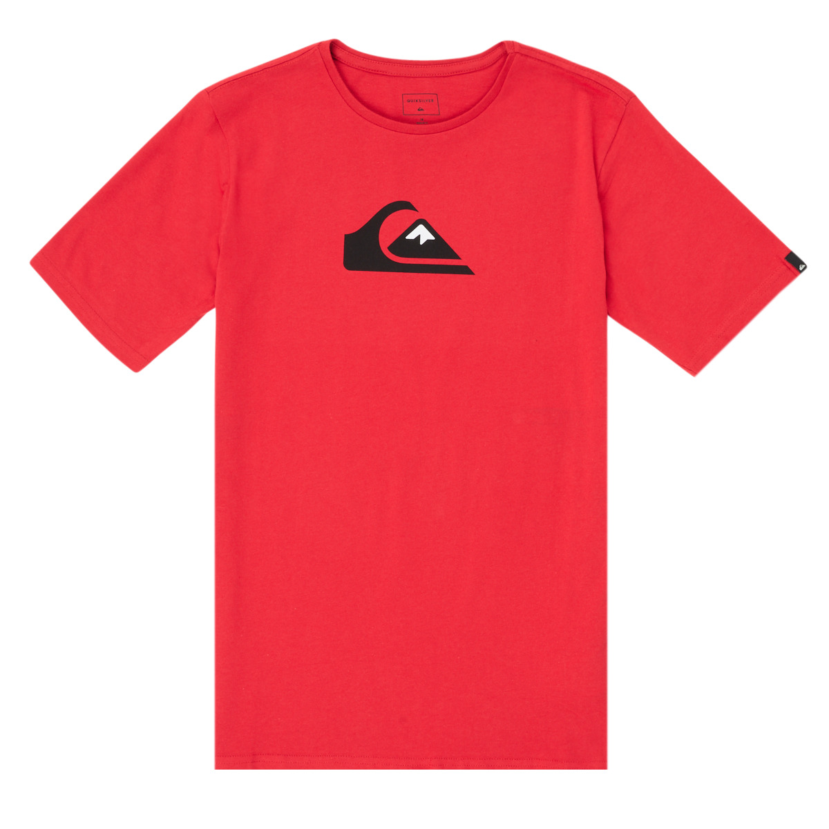 tekstylia Chłopiec T-shirty z krótkim rękawem Quiksilver COMP LOGO Czerwony