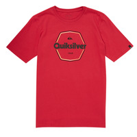 tekstylia Chłopiec T-shirty z krótkim rękawem Quiksilver HARD WIRED Czerwony