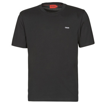 tekstylia Męskie T-shirty z krótkim rękawem HUGO DERO Czarny