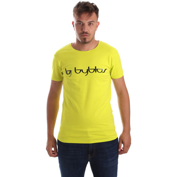 tekstylia Męskie T-shirty z krótkim rękawem Byblos Blu 2MT0023 TE0048 Żółty