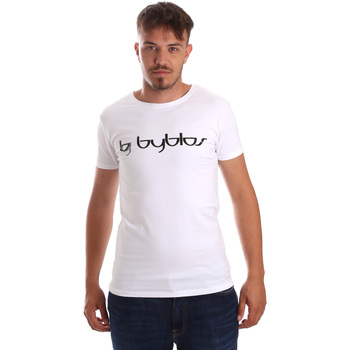 tekstylia Męskie T-shirty z krótkim rękawem Byblos Blu 2MT0023 TE0048 Biały