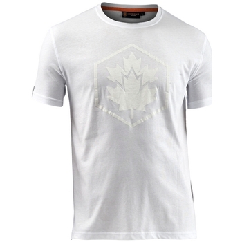 tekstylia Męskie T-shirty i Koszulki polo Lumberjack CM60343 005 514 Biały