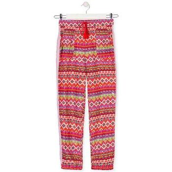 tekstylia Dziecko Spodnie z lejącej tkaniny / Alladynki Losan 014-9014AL Czerwony