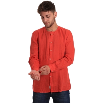 tekstylia Męskie Koszule z długim rękawem Gaudi 811BU45022 Czerwony