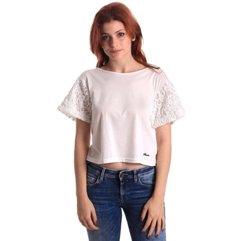 tekstylia Damskie T-shirty i Koszulki polo Fornarina SE175J88JG1309 Biały