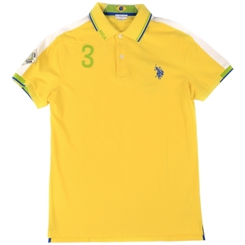 tekstylia Męskie T-shirty i Koszulki polo U.S Polo Assn. 43770 41029 Żółty