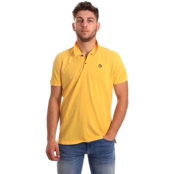 tekstylia Męskie Koszulki polo z krótkim rękawem Gaudi 811BU64074 Żółty