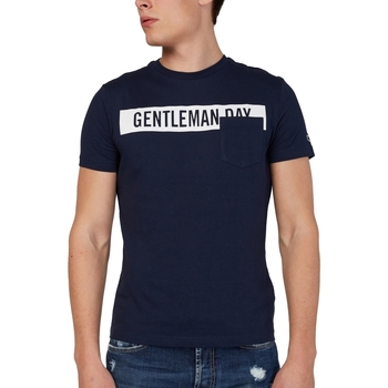 tekstylia Męskie T-shirty z krótkim rękawem Gas 542992 Niebieski