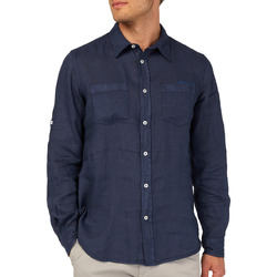 tekstylia Męskie Koszule z długim rękawem Gas 151150 Niebieski