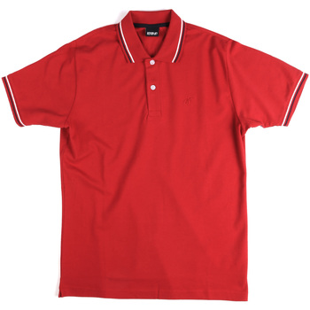 tekstylia Męskie T-shirty i Koszulki polo Key Up 2Q70G 0001 Czerwony